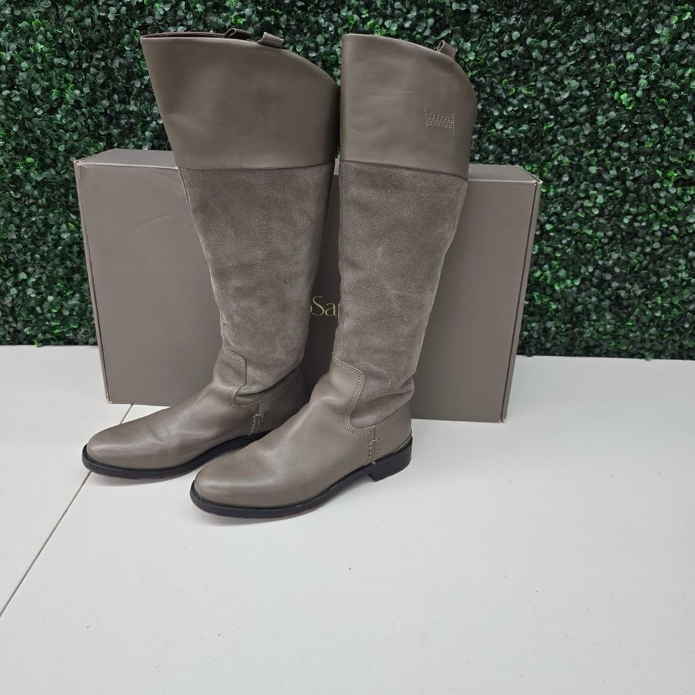 Franco Sarto Taupe Knee-High Boots size 8